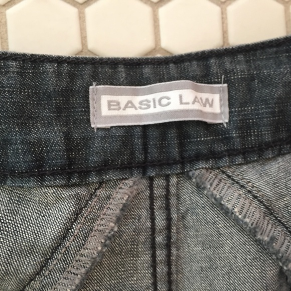 Snap Front Denim Skirt - Picture 4 of 5